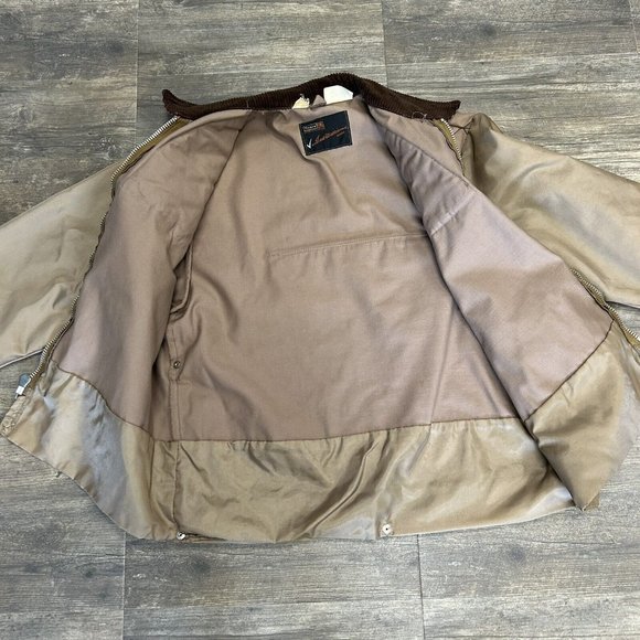 Vintage Sears Ted Williams Field Hunting Jacket Tan/Brown Men Size Large - Picture 10 of 12